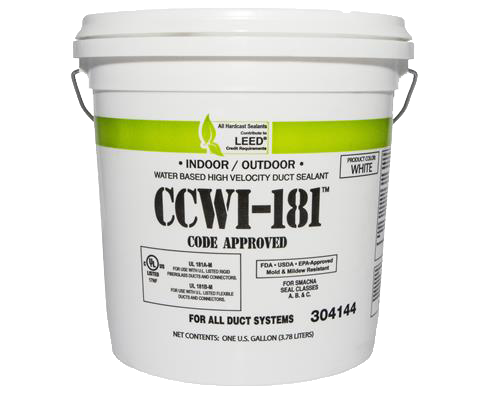 304144  CCWI-181 WHITE DUCT SEALANT GAL - Adhesives and Sealants